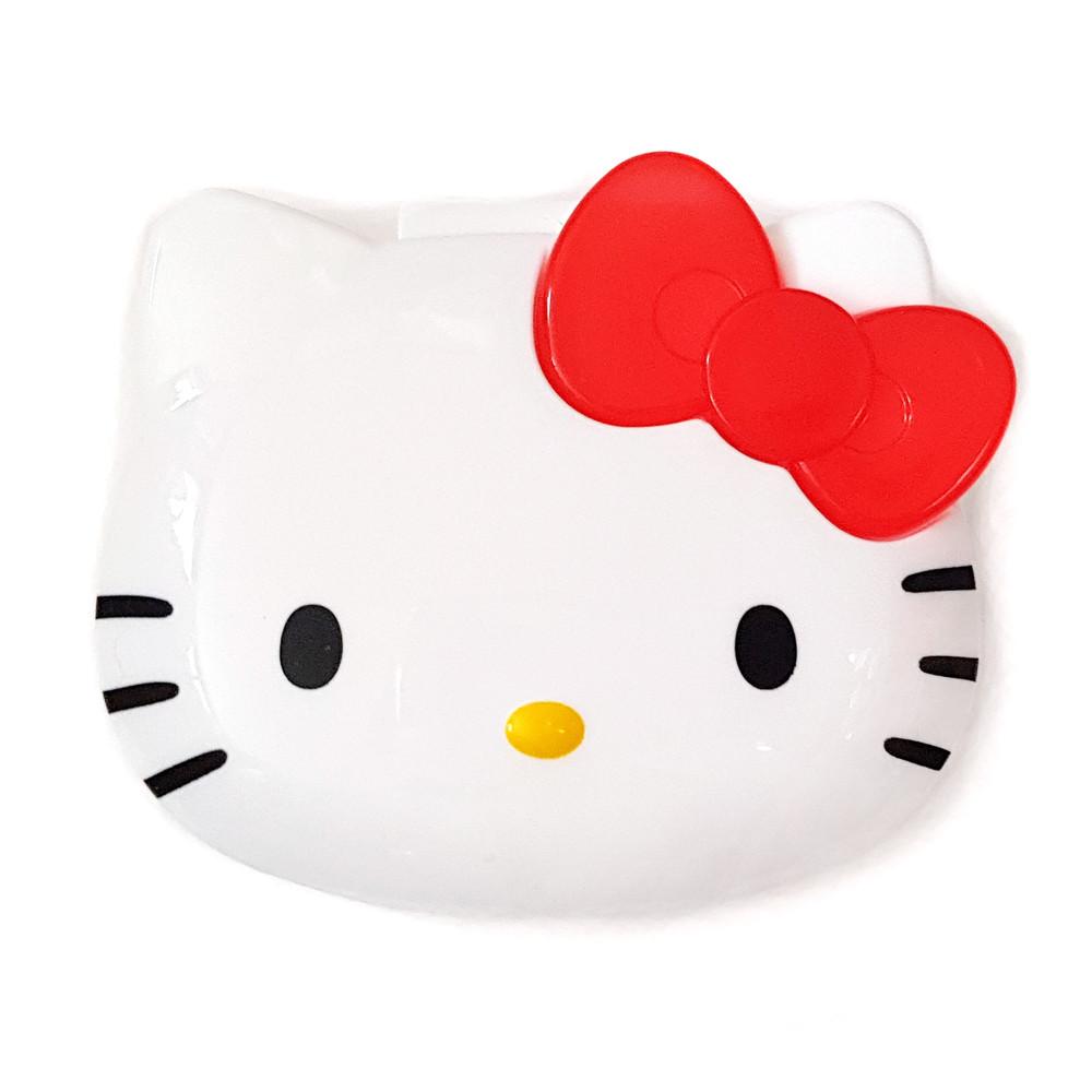 일본 헬로키티 휴대용 악세사리 수납통 이어폰줄감게 케이스 수납케이스