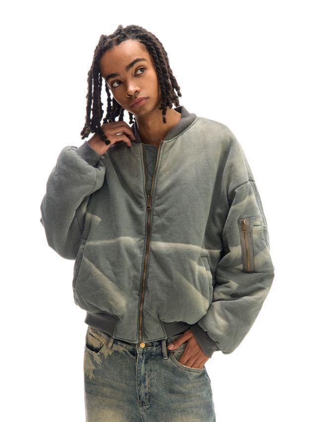 CONP Wrinkled Wash Padded Hood Jacket