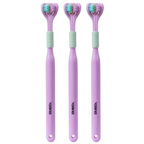 오픈스페이스 프리미엄 3면 칫솔 라벤다, 1개입, 3개 - 칫솔 | 쿠팡