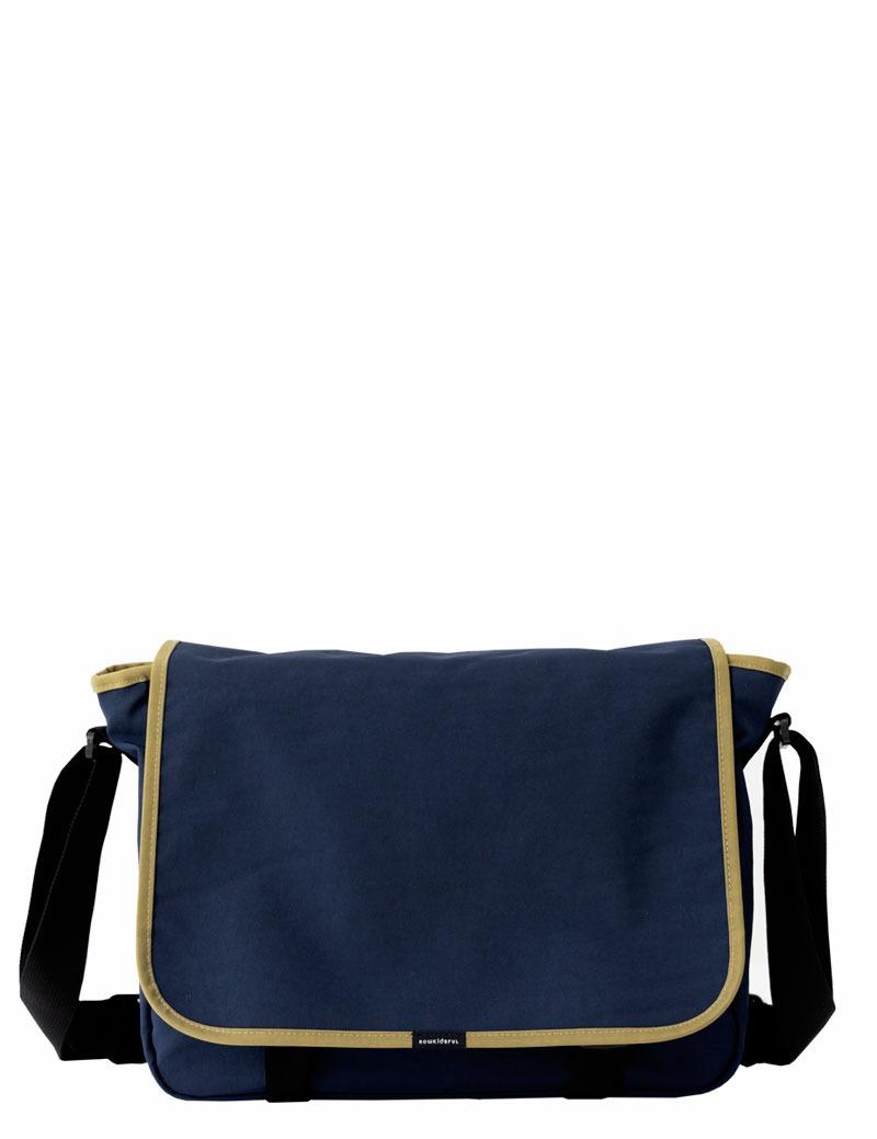 MESSENGER BAG - NAVY (S/M)