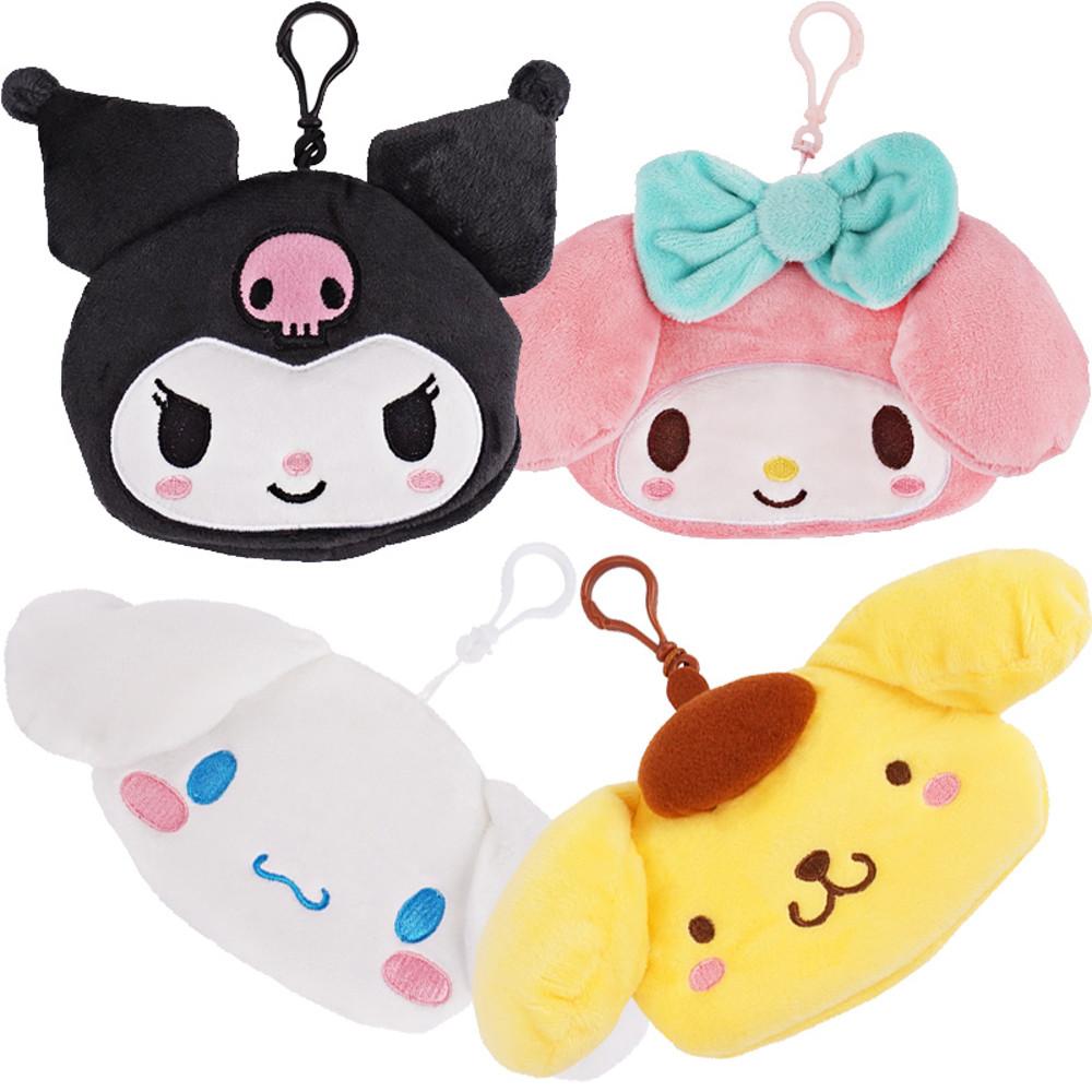 산리오 캐릭터 지갑 동전지갑 가방고리 쿠로미 시나모롤 마이멜로디 폼폼푸린 포차코