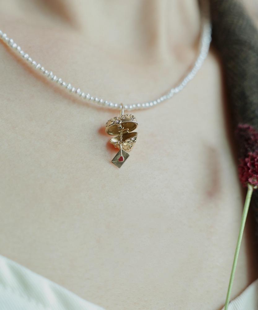 [Signature Limited] 14k Love letter charm Pendant