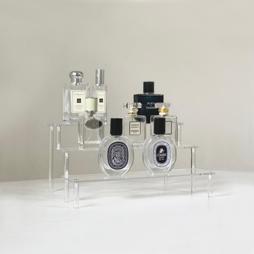 2단 3단 아크릴 향수진열대 향수보관함 화장품정리함 화장대트레이 수납함 정리대