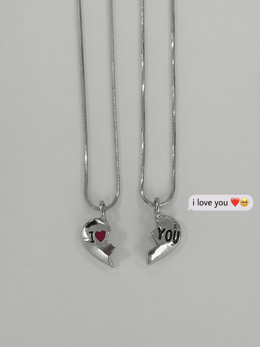 [인기] I LOVE U necklace (세트상품)