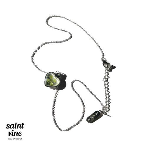 세인트바인 유기동물 유기묘 유기견후원 생화네잎클로버 목걸이