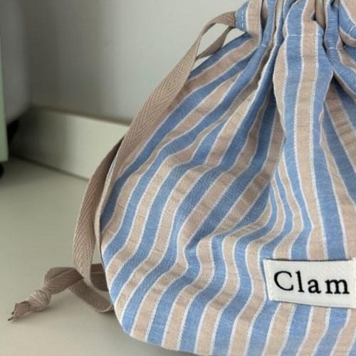 Clam string pouch _ Vanilla soda