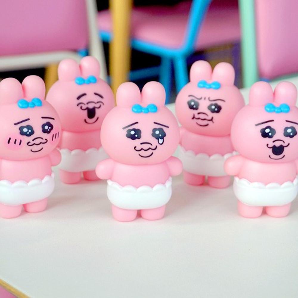 오빤쮸 우사기 소프비 피규어 5종 빤쮸 토끼 굿즈