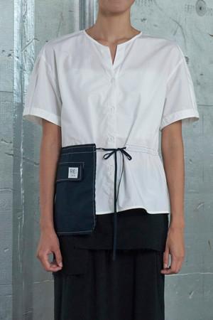 [RE;CODE 여성] Out Pocket String Detail Blouse