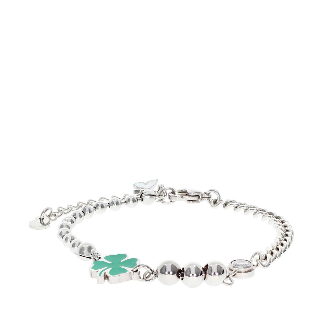 네잎클로버 나비 팔찌