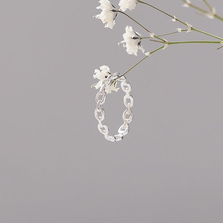 [925 Silver] 샹달 레이어드 실버 반지 보넥도 보이넥스트 도어 명재현 리우