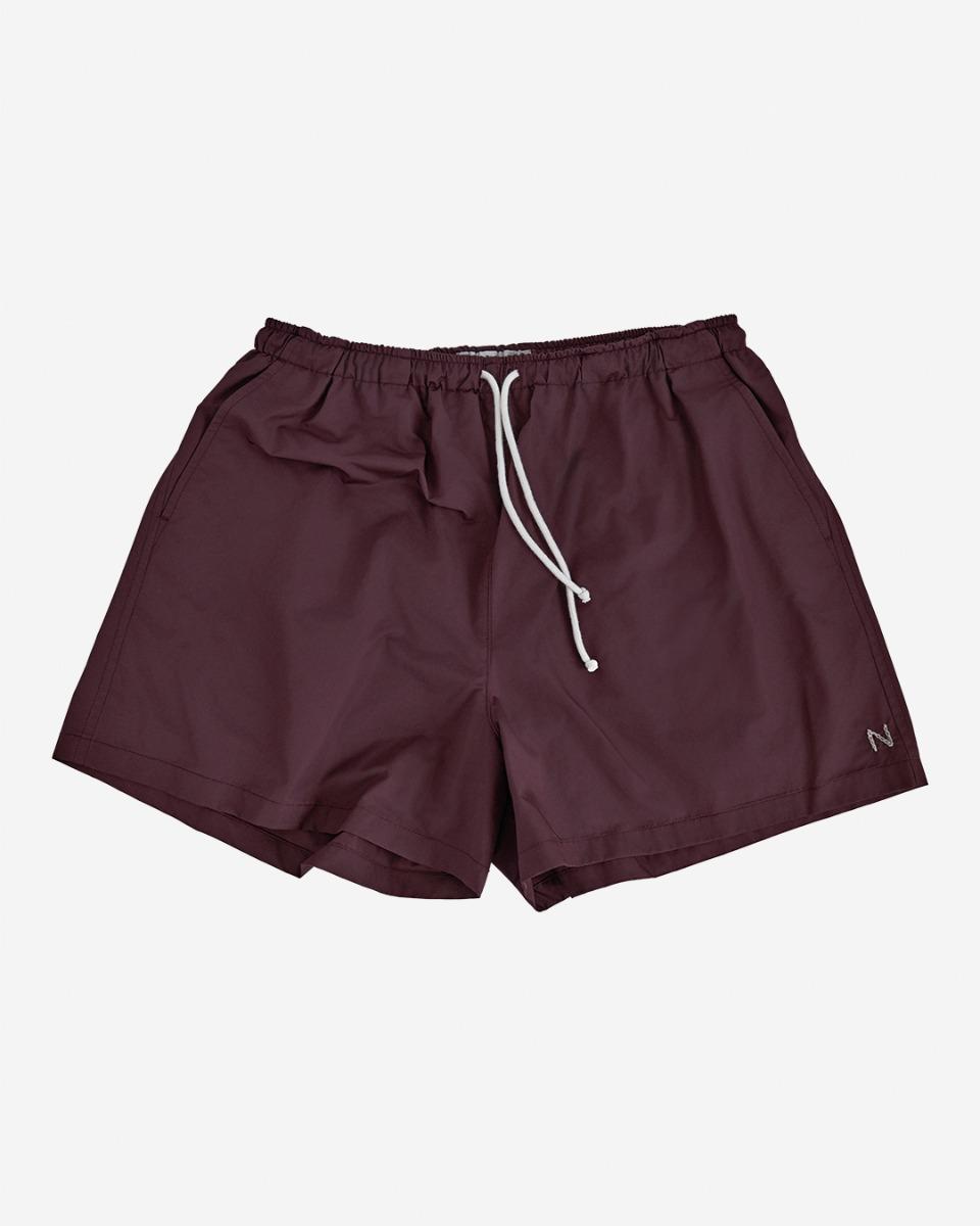 SWIM SHORTS  _  burgundy