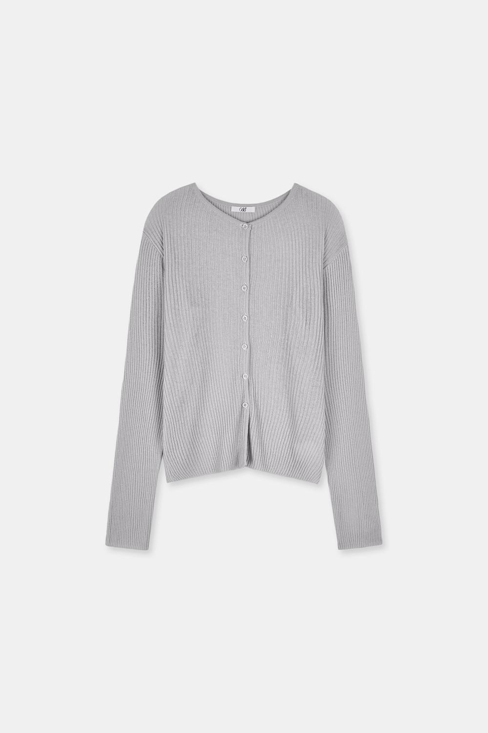 [SECRET DEAL] 린넨 팬던트 가디건-그레이