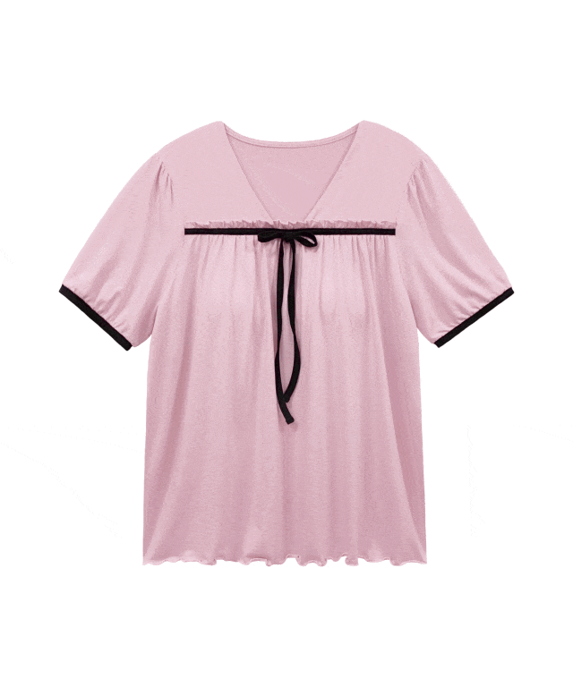 romang pajama set - pink