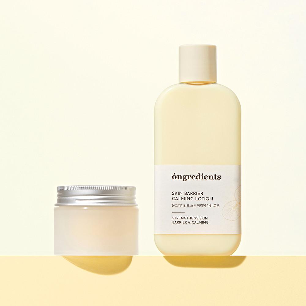 [진정DUO]온그리디언츠 스킨 베리어 카밍 로션+더 꾸덕한 진정크림