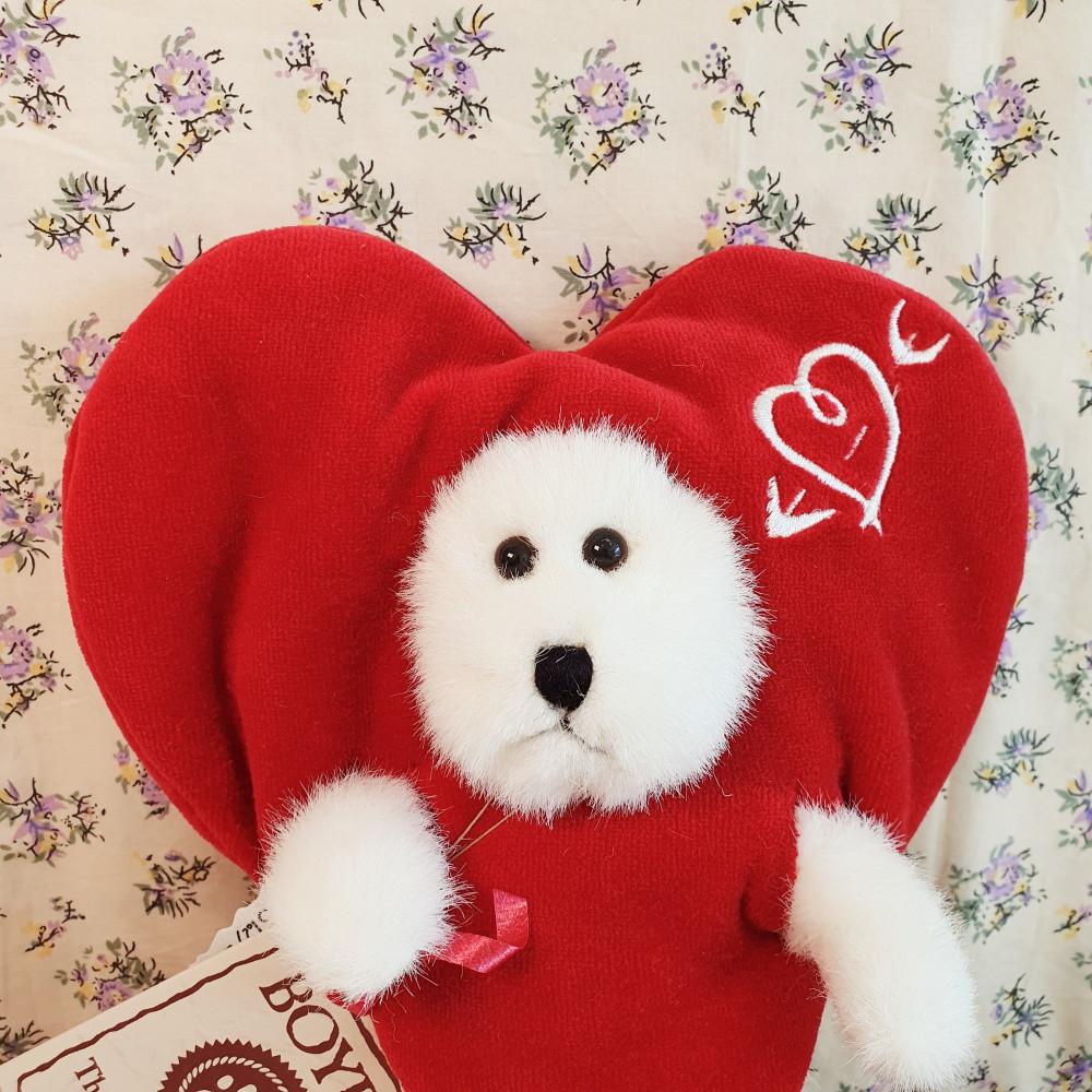 보이즈베어 하트 러브 빈티지 곰돌이 곰 인형 여자 친구 생일 결혼 기념일 집들이 선물