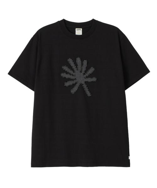DD symbol applique tee (BLACK)