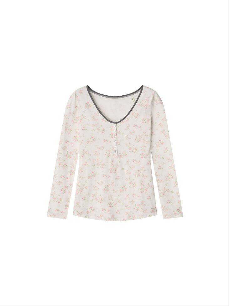 [6월 1주차 순차배송] Shell Button Top Flower