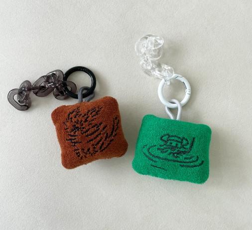 [발구락] 쿠션 키링 2종