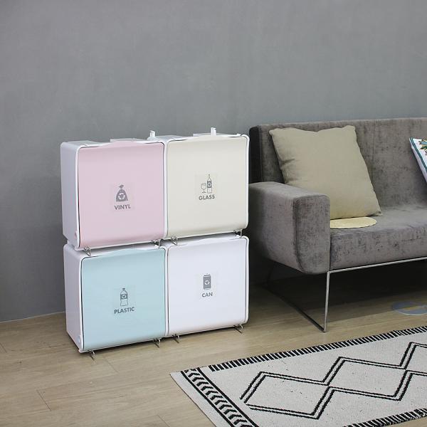 재활용 분리수거함 매직큐브 가정용 다용도수납함 32L/1P