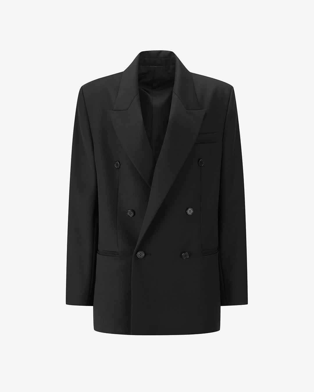 TAILORED TIE MENS JACKET_BLACK