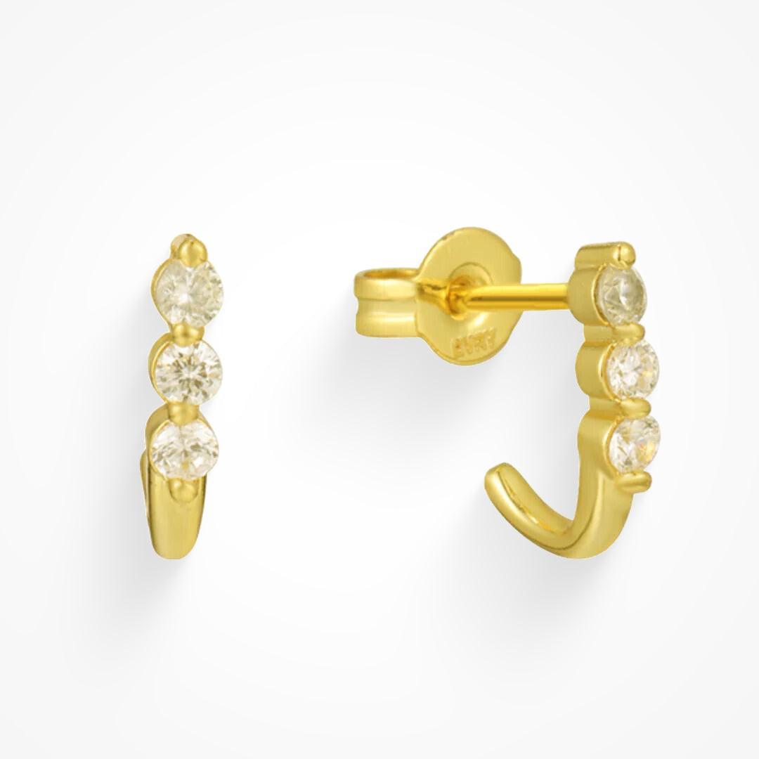 Glimmer Earrings - Gold