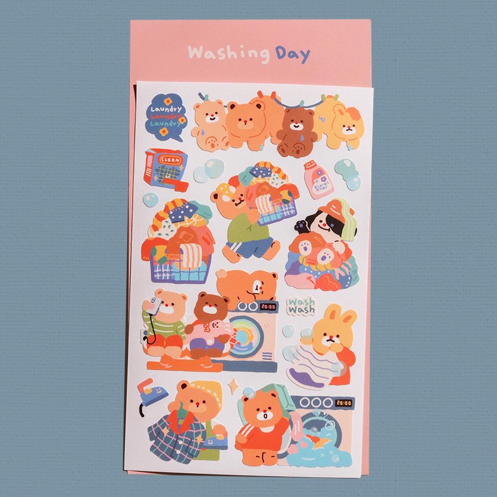 [카키즈] 워싱 데이