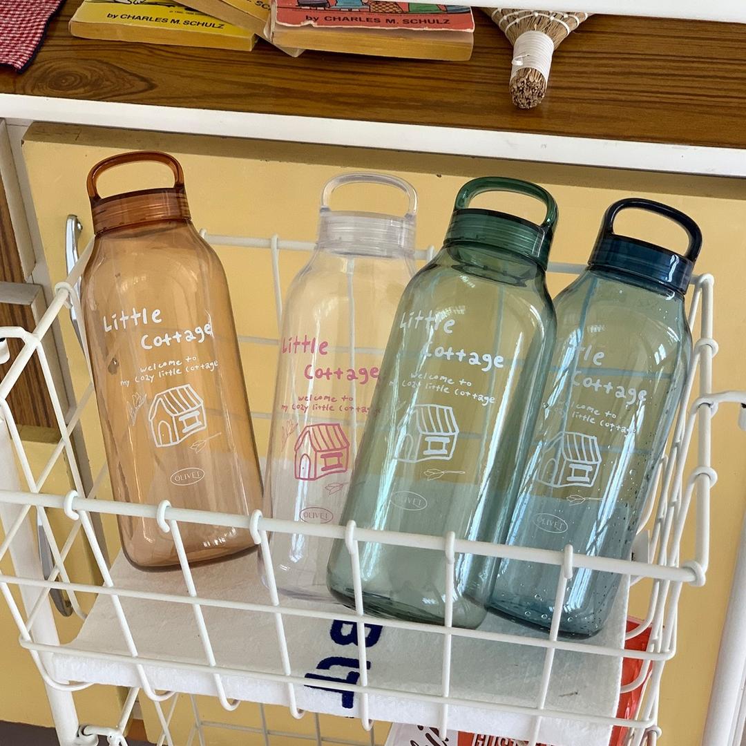 Little Cottage Water Bottle (Kinto, 4 Colors)