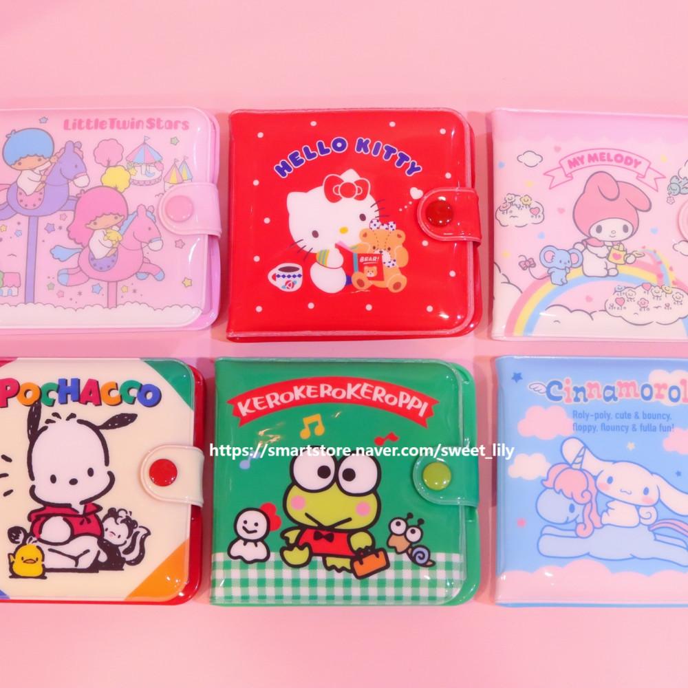 산리오 레트로 미니 포켓 지갑 마이멜로디 리틀트윈스타즈 시나모롤 케로케로 케로피
