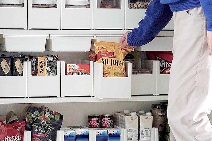 (1+1)무료배송 팬트리 리빙박스 정리함 3size 2color