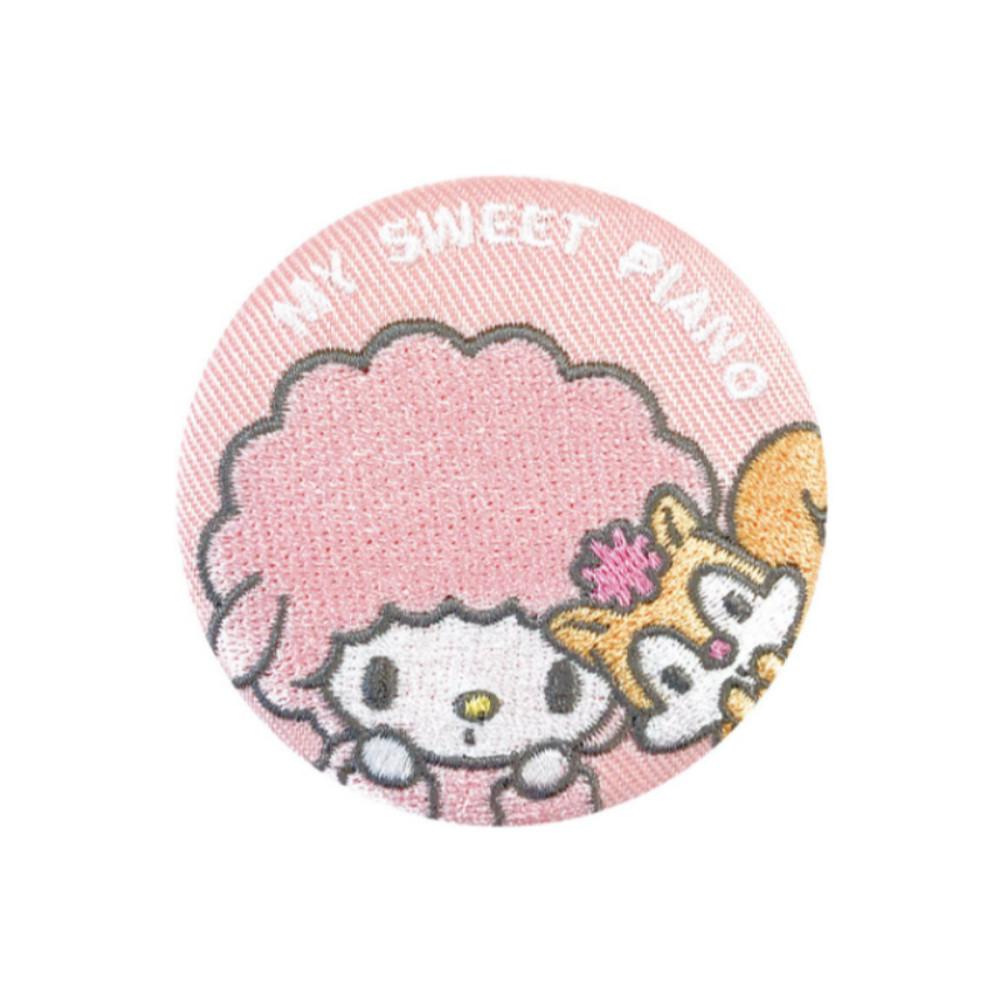 산리오 마이스위트피아노 트레이딩 자수 캔뱃지 친구 시리즈