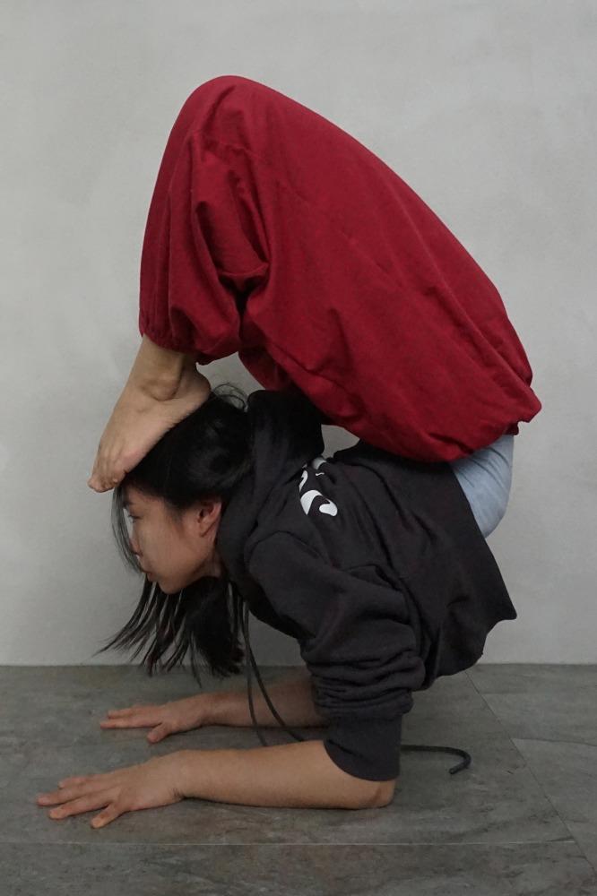 Nirlamba solid pants [ deep red ]