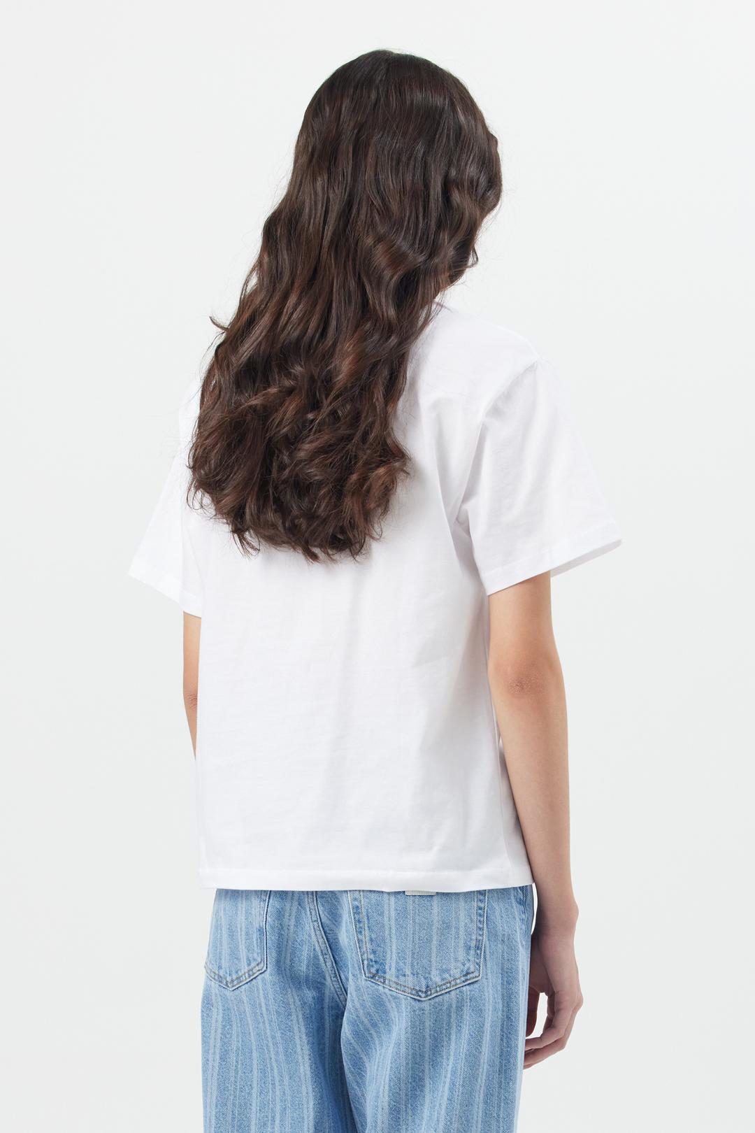 W S/S HEART PATCH T-SHIRT