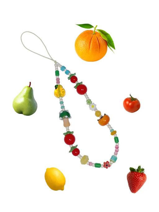 Fruit shop keyring 핸드폰 스트랩 비즈