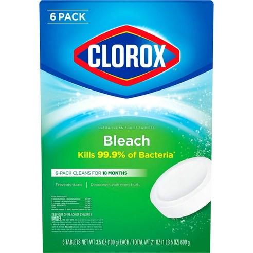 클로락스 토일렛볼 클리너 변기세정제 100gx6개 Clorox Ultra Clean Toilet Bowl Cleaner 6ct - 기타 욕실소품 | 쿠팡