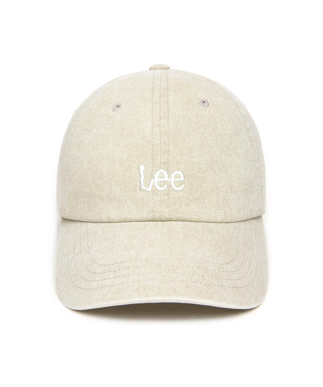 스몰 트위치 로고 피그먼트 볼캡 베이지