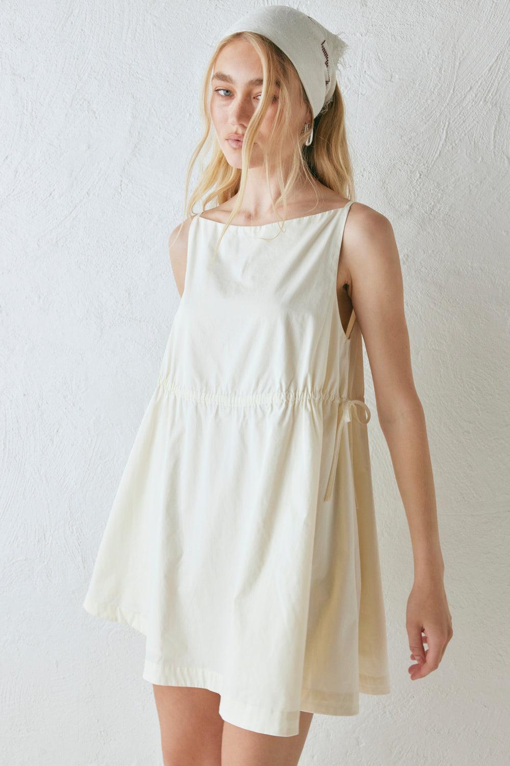 Indi Mini Dress Cream - 4
