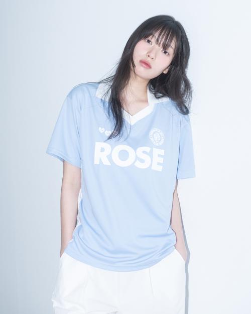 ROSE SOCCER UNIFORM S/S TEE(SKY BLUE)