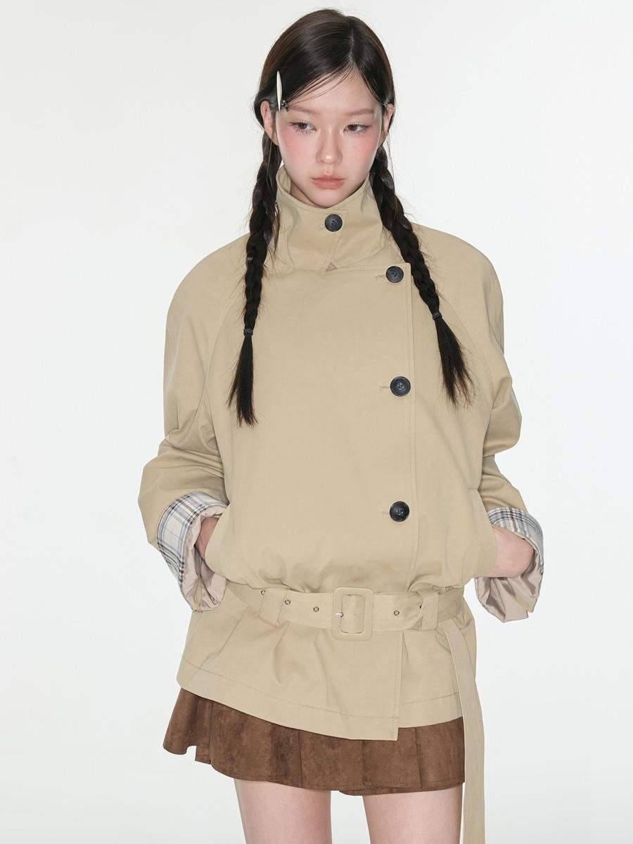 LUAMOSS Wondering Over Silhouette Trench Coat