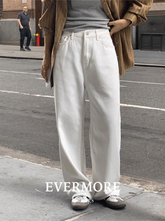 [18차/evermore] 바질 화이트 팬츠