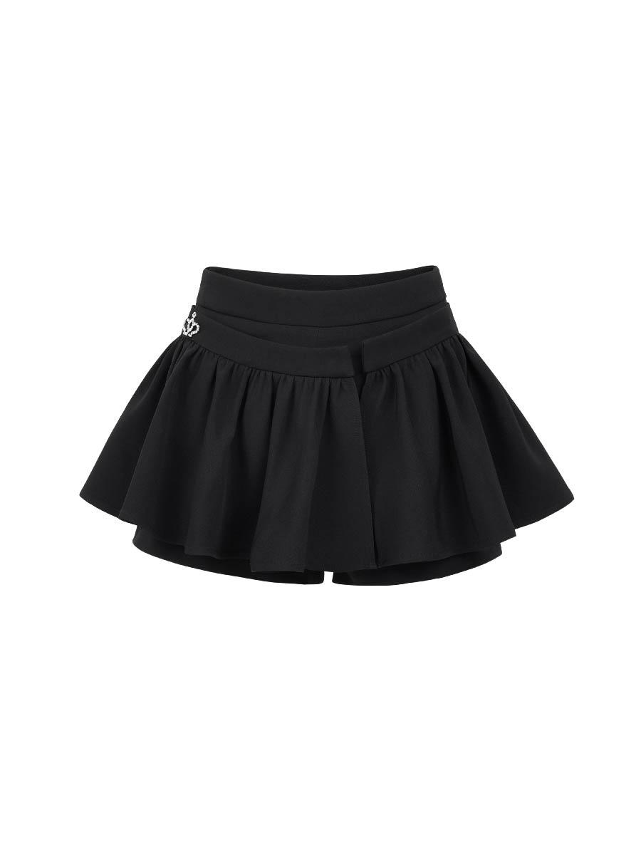 [OAK MOO] "Provence Girl\" - High-Waist Short Pants Skirt