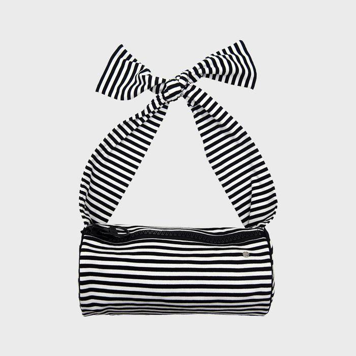 STRIPE CYLINDER BAG (BLACK STRIPE)