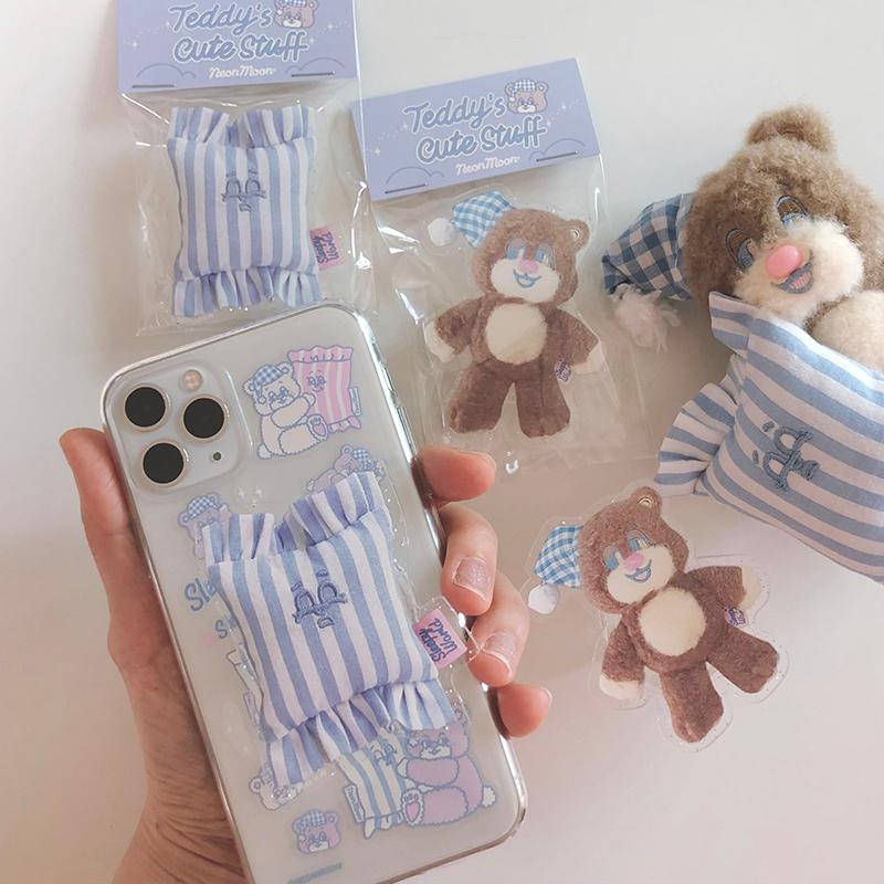 Sleepy Teddy & Sleepillow Acrylic Tok