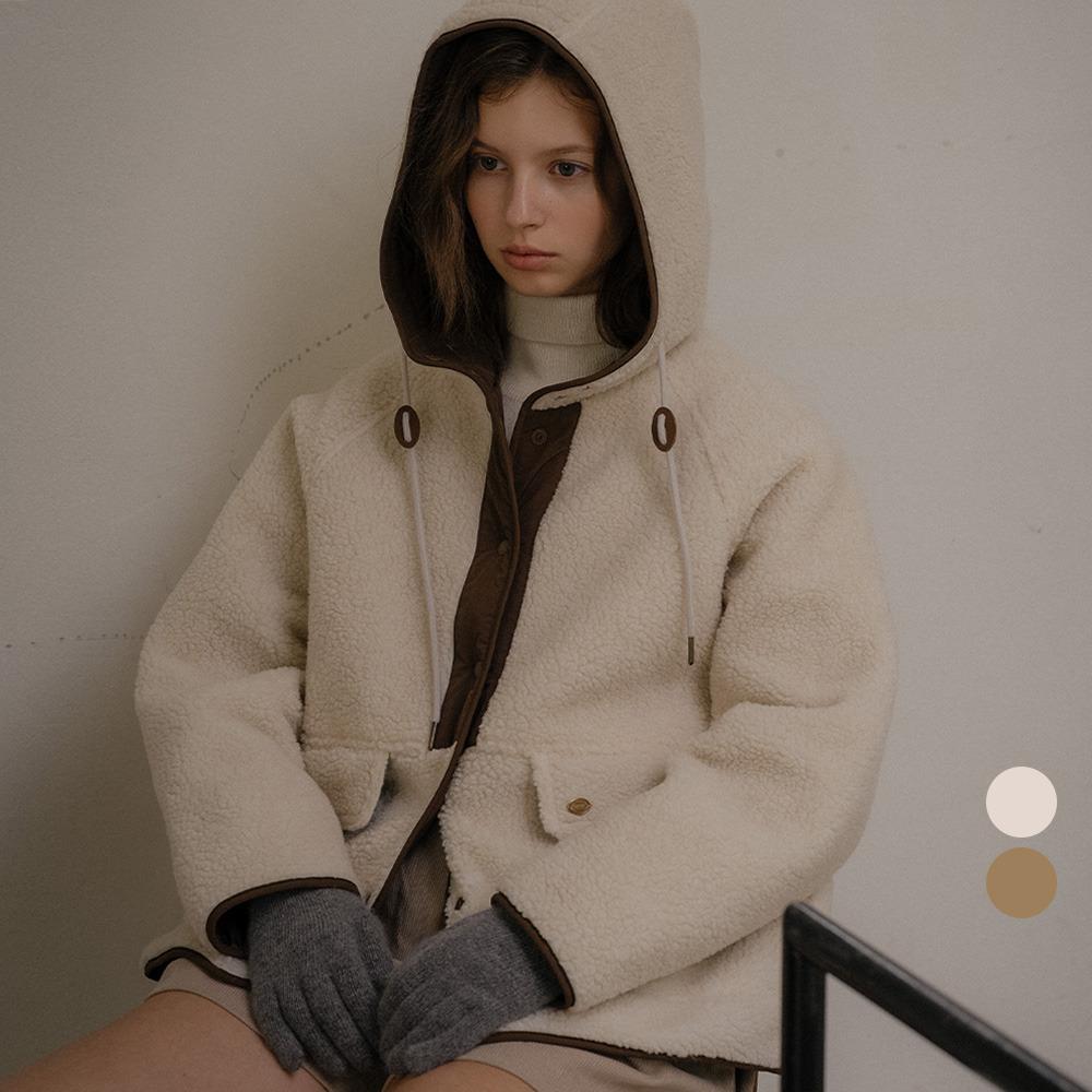 [30% 쿠폰]Hooded snap button dumble jacket [TIWT02JK01]_2color