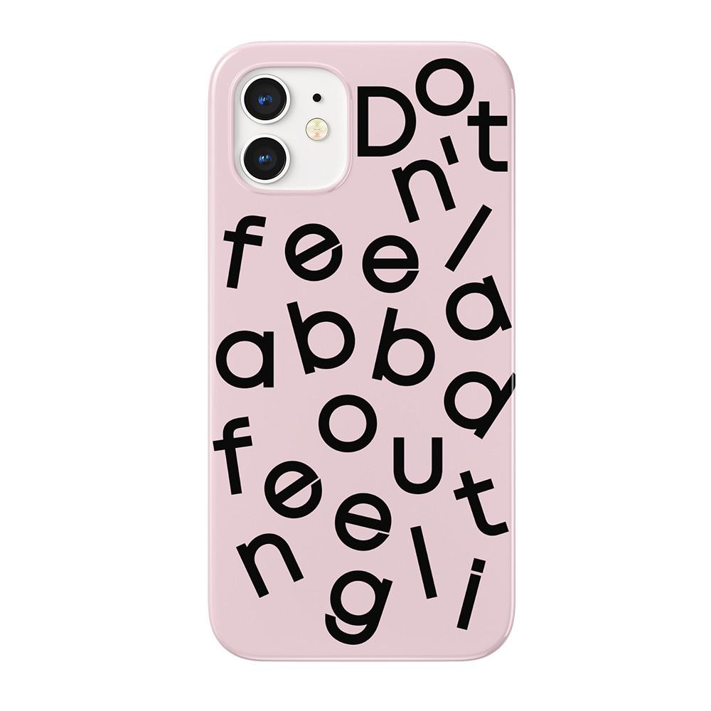 [띵크오브띵스]Feeling Pattern Hard Phone Case Pink