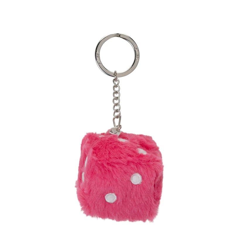퍼지 키체인 FUZZY DICE KEYCHAIN  6631467450464 Pink