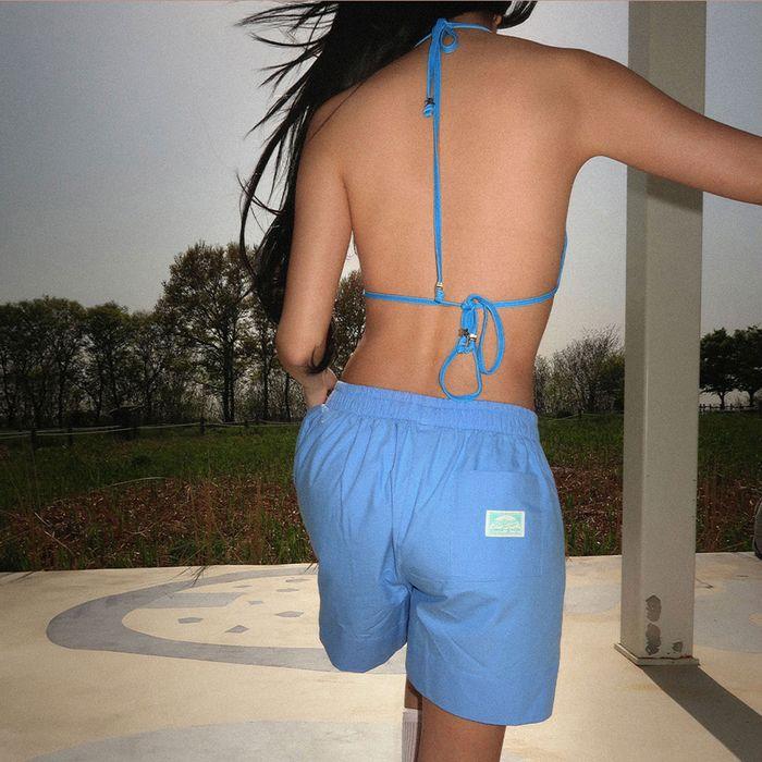 Summer One Mile Cozy Shorts - papaya blue