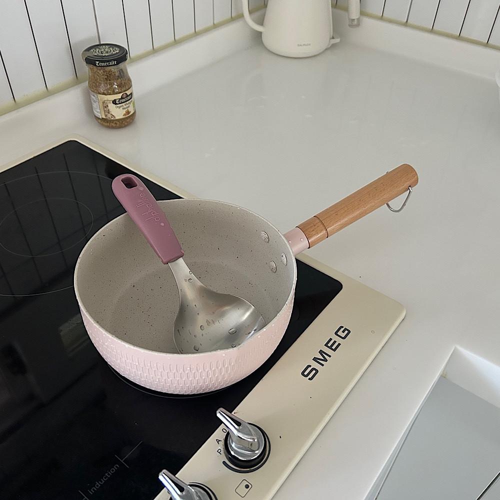 양수 이유식 국 탕 떡볶이 가벼운 핑크냄비