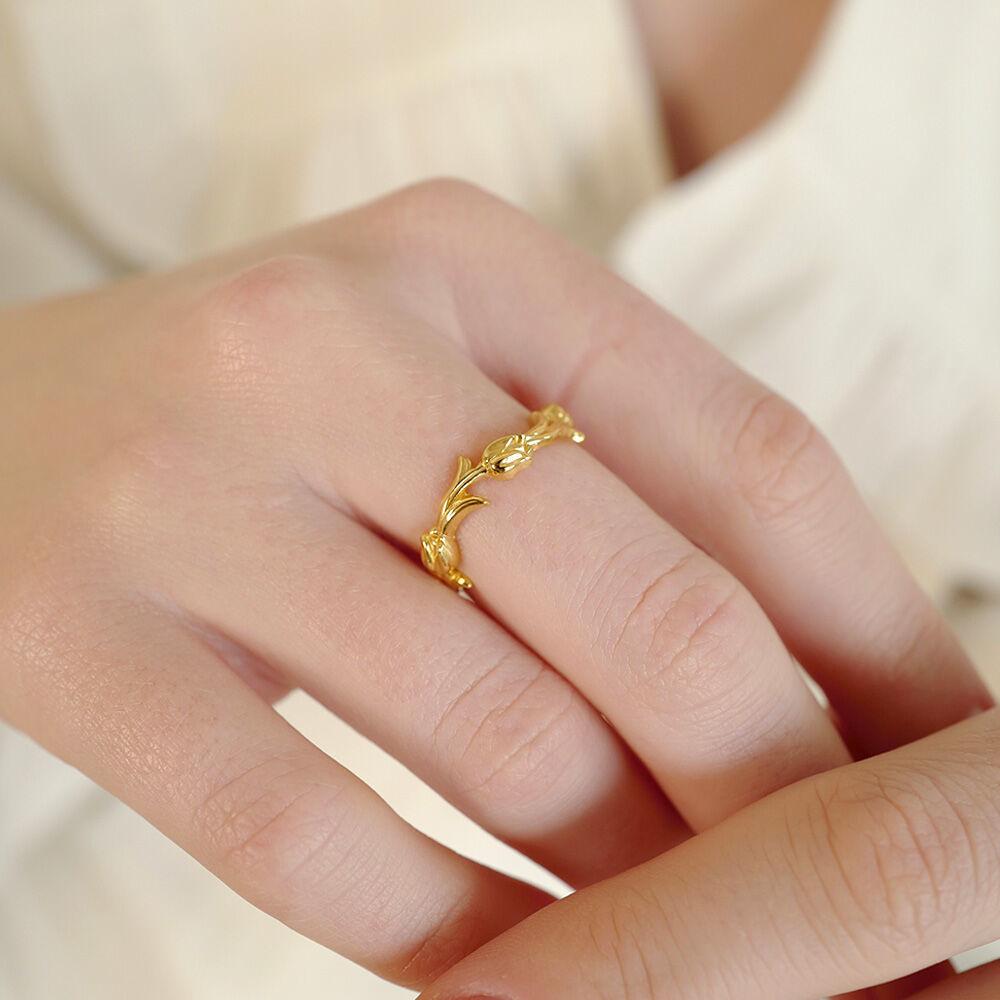 tulip line open ring