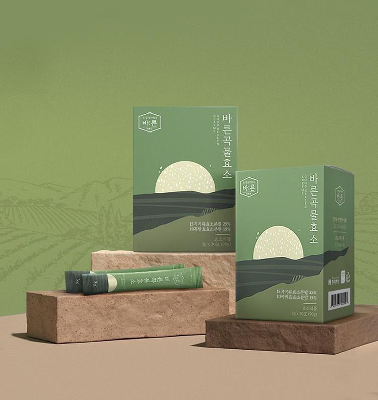 [1+1]바른 곡물/매실/과채/유산균/인절미효소 2박스(택1)