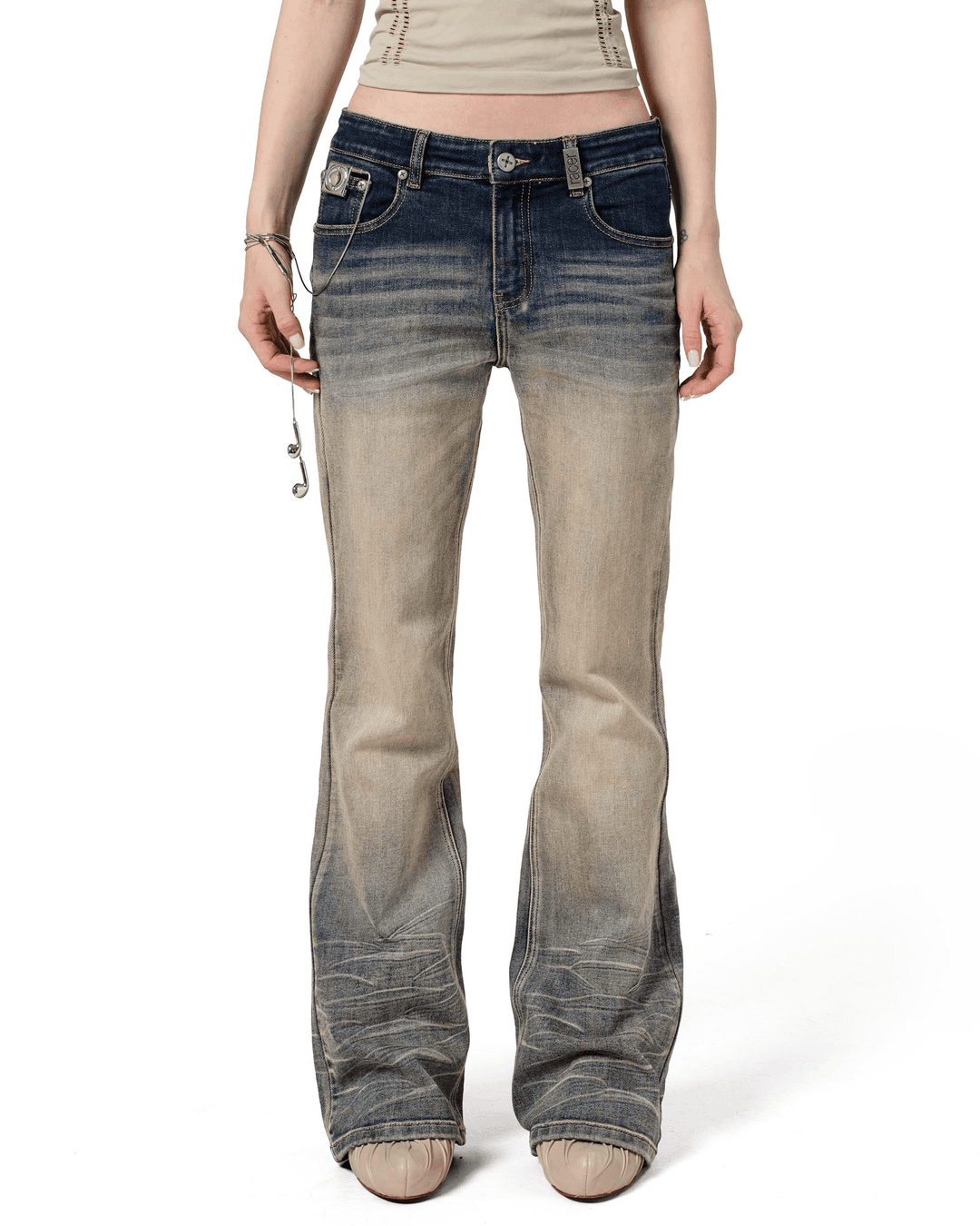 Bootcut Fade Denim - 26/XS
